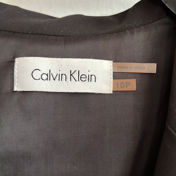 Calvin Klein STUNNING black crossover bodice A-line dress ❤️‍🔥 - Picture 3 of 11